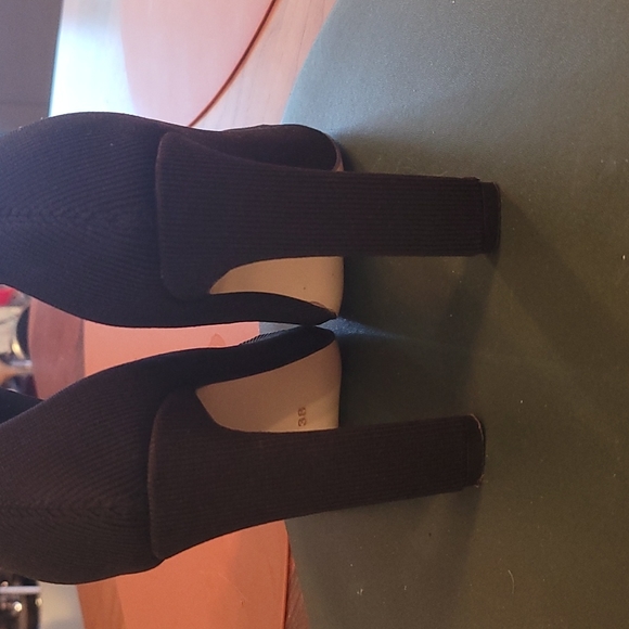 New Black Sock Boots/ Booties - Picture 6 of 7